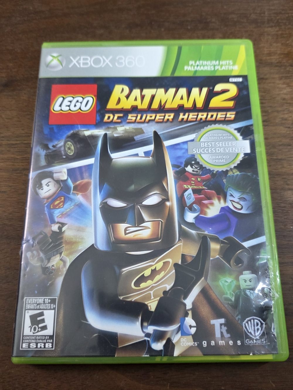 Xbox 360 Lego Batman 2 DC Super Heroes platinum hits Game CIB